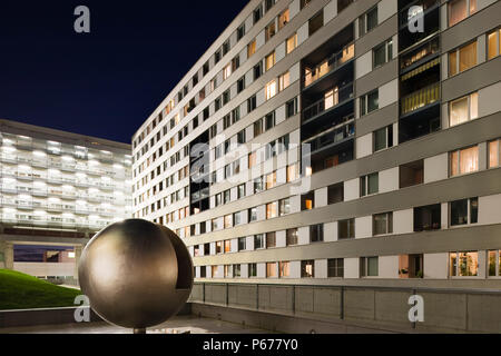 Österreich, Wien, Donaucity Entwicklungsgebiet - Wien, Entwicklung Bereich Donaucity Stockfoto