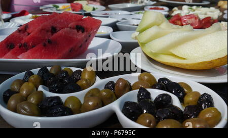 Traditionelles türkisches Frühstück Stockfoto