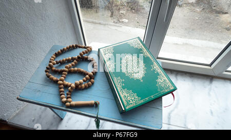 Custom gedruckt, Koran und Kuka Baum handgemachte Perlen Stockfoto