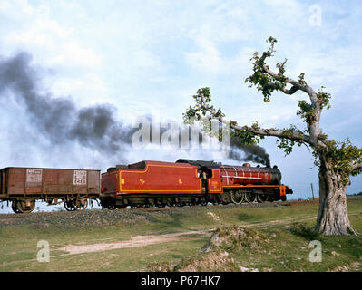 Die letzte High Speed British Pazifik zu bleiben in der Welt der Service waren indische Eisenbahn XC 4-6-2 gebaut. Hier der letzte überlebende Nr. 22224 gebaut von der Vul Stockfoto