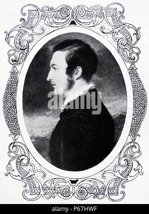 Prinz Albert von Sachsen-Coburg und Gotha (Prince Consort). 26. August 1819 - 14. Dezember 1861) Ehemann von Königin Victoria des Vereinigten Königreichs von Großbritannien und Irland. Stockfoto