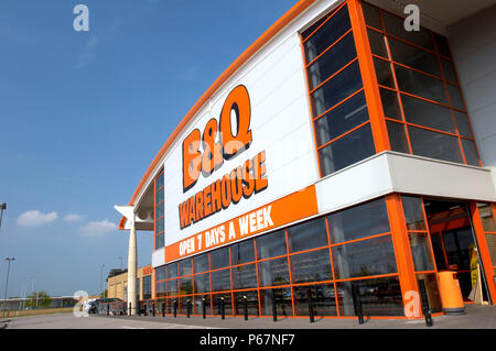 B&Q Warehouse Stockfoto