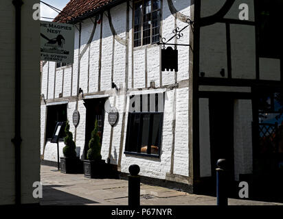 Kirche Schlüssel, Wein Bar & Restaurant, in Boston, Lincolnshire, England, Großbritannien Stockfoto