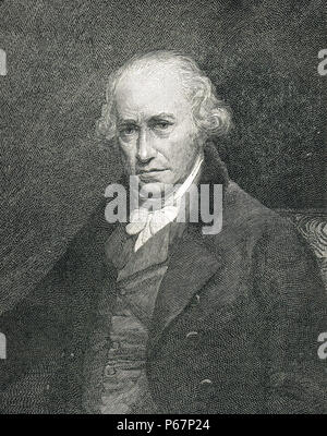 James Watt, schottischer Erfinder, Maschinenbauingenieur und Chemiker Stockfoto