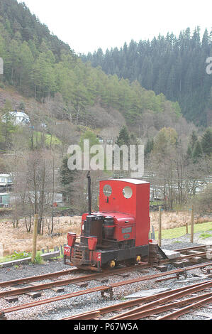 Die corris Railway gebaut wurde Schiefer aus Steinbruch zu Port zu bewegen, aber geschlossen, wenn der Schieferindustrie in Rückgang fiel. Die Linie wird nun von wiederhergestellt Stockfoto