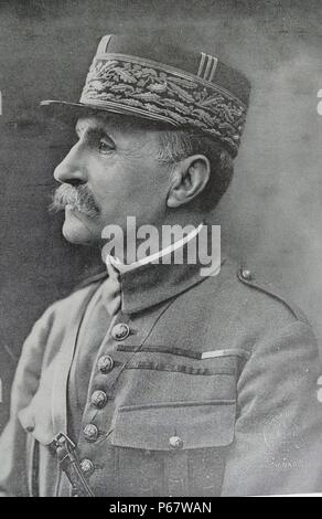 Ferdinand Foch (1851-1929), Marschall von Frankreich und Oberbefehlshaber der Alliierten im Ersten Weltkrieg Stockfoto