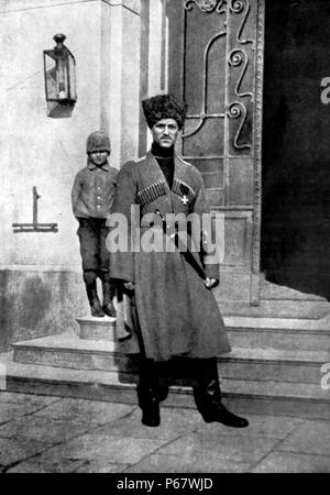 Großartiger Herzog Michael Alexandrovich von Rußland 1878 – 13 Juni 1918) war der jüngste Sohn von Kaiser Alexander III von Russland. Stockfoto