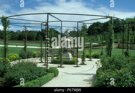 Die ziergärten in Alnwick. Mai 2003 Stockfoto