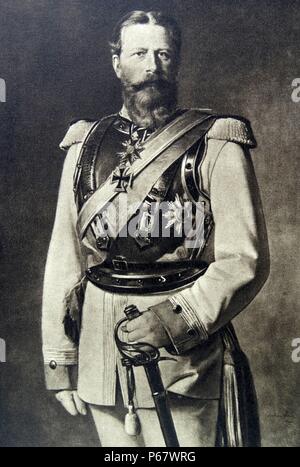 Kaiser Friedrich III. (Friedrich III.), 1831 - 15 Juni 1888. Deutsche Kaiser und König von Preußen für 99 Tage im Jahr 1888, dem Jahr der Drei Kaiser. Friedrich war an Krebs des Kehlkopfes, als er am 15. Juni 1888 gestorben, im Alter von 56, nach erfolglosem medizinische Behandlungen für seinen Zustand. Stockfoto