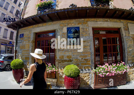 Pierre Orsi Restaurant, Lyon, Frankreich Stockfoto