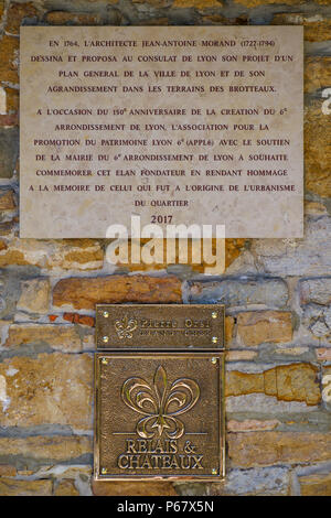 Pierre Orsi Restaurant, Lyon, Frankreich Stockfoto