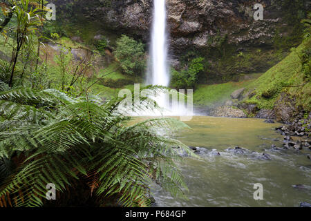 Bridal Veil Falls, Neuseeland Stockfoto