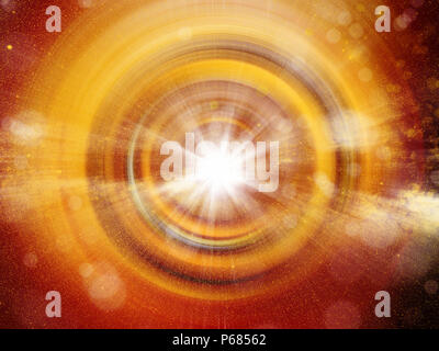 Konzeptioneller Hintergrund Bild des abstrakten Lichter und Vortex Stockfoto