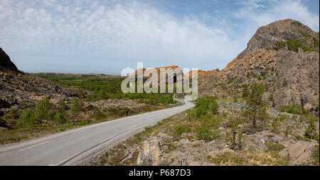 Leka Insel Landschaft, Norwegen. Stockfoto