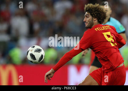 Kaliningrad, Russland. 28 Juni, 2018. ENGLAND VS. Belgien - Fellaini während des Spiels zwischen England und Belgien gültig für die WM 2018 Am Stadion in Kaliningrad Kaliningrad, Russland statt. (Foto: Ricardo Moreira/Fotoarena) Credit: Foto Arena LTDA/Alamy leben Nachrichten Stockfoto