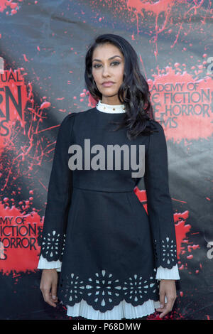 Burbank, Kalifornien, USA. 27 Jun, 2018. Janina Gavankar nimmt an der 44. jährlichen Saturn Awards in Castaway, Burbank, Kalifornien am Juni 27, 2018 Credit: Eugene Befugnisse/Alamy leben Nachrichten Stockfoto