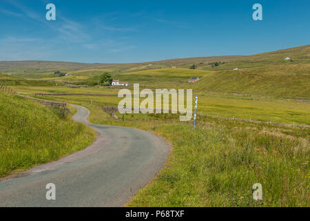 North Pennines AONB Landschaft, Harwood, Obere Teesdale Stockfoto