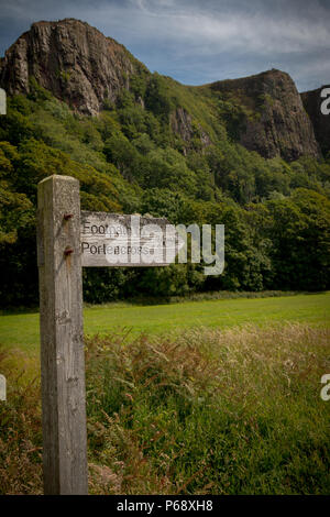 West Kilbride Portencross Wahrzeichen Stockfoto