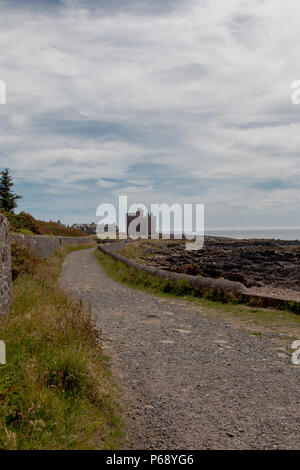 West Kilbride Portencross Wahrzeichen Stockfoto