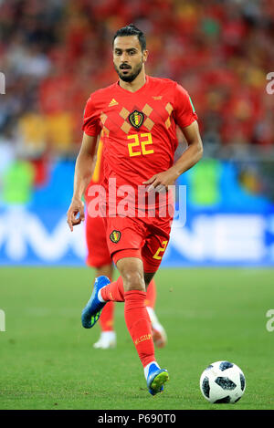 Belgiens Nacer Chadli während der FIFA WM Gruppe G Spiel in Kaliningrad Stadion. Stockfoto