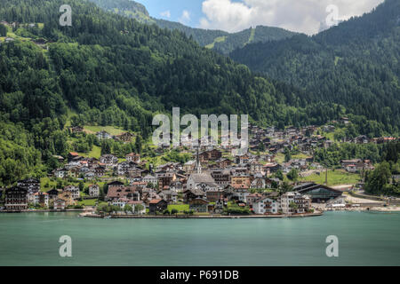 Alleghe, Belluno, Dolomiten, Venetien, Italien, Europa Stockfoto