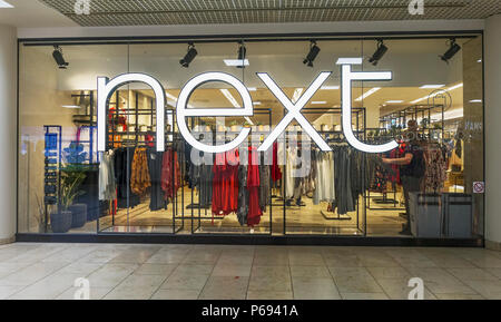 Nächsten Store in Gateshead Metrocenter Stockfoto