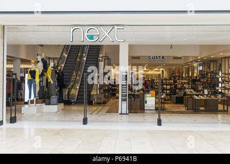 Nächsten Store in Gateshead Metrocenter Stockfoto