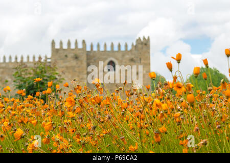 Braga, Portugal - 27. April 2018: das Erzbischöfliche Palais Garten in Braga, Portugal Stockfoto