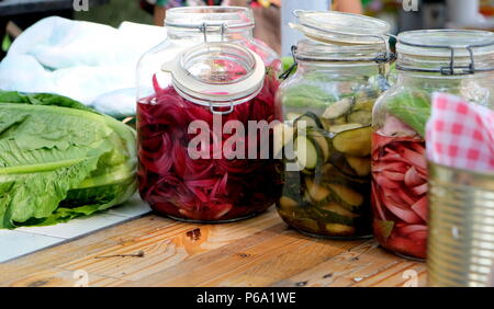 Köstlichen holländischen gesundes Essen in Amsterdam, Niederlande Stockfoto