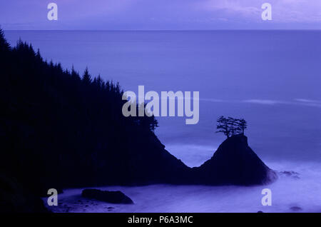 Halbinsel Dämmerung, Samuel Boardman State Park, Oregon Stockfoto