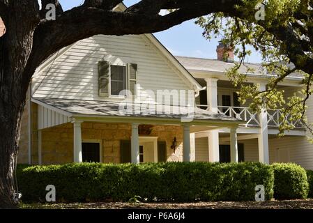 US-Präsident Lyndon B Johnson Boyhood Home, Ranch später genannt Texas White House, jetzt National Historical Park, Texas, USA Stockfoto