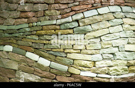 Multi Color brick Muster Stockfoto