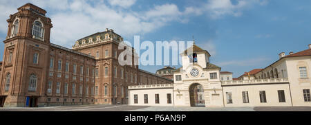 Turin, Piemont, Italien, 15. Juni 2018: Ansicht von Venaria Reale UNESCO Weltkulturerbe Stockfoto