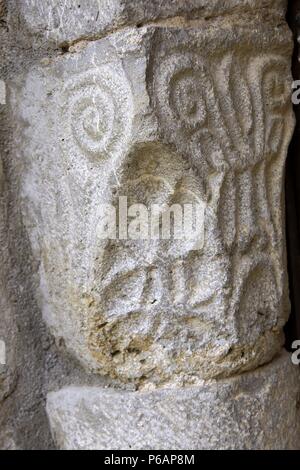 Monasterio de Santa Maria de Obarra (s. IX). Valle del Isábena. Huesca. Aragón. España. Stockfoto