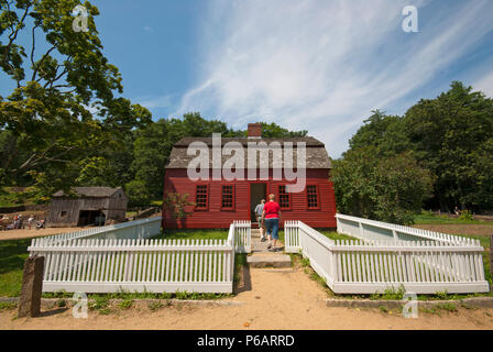 Freeman Bauernhaus in Old Sturbridge Village, Sturbridge, Worcester County, Massachusetts, USA Stockfoto