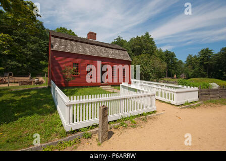 Freeman Bauernhaus in Old Sturbridge Village, Sturbridge, Worcester County, Massachusetts, USA Stockfoto