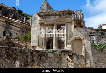 Frankreich, Provence Alpes Cote d'Azur, Bouches du Rhone (13), Alpilles, Les Baux-de-Provence Stockfoto
