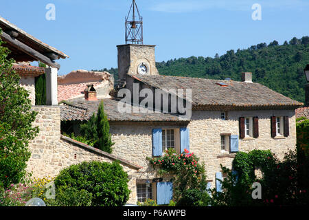 Frankreich, Provence Alpes Cote d'Azur im Département Vaucluse (84), Ansouis (Schönsten Dörfer von Frankreich) Stockfoto