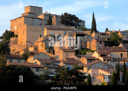 Frankreich, Provence Alpes Cote d'Azur im Département Vaucluse (84), Ansouis (Schönsten Dörfer von Frankreich) Stockfoto