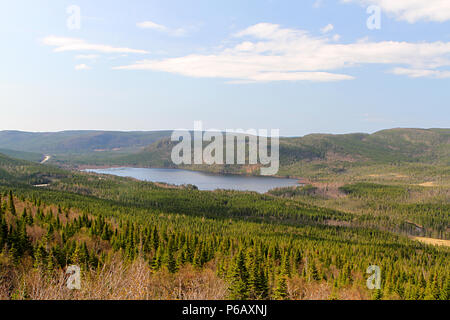 Reisen Labrador, Kanada. Landschaft scenics entlang Labrador Coastal Drive 510 N, Trans Labrador Highway, Neufundland, Labrador, Kanada Stockfoto