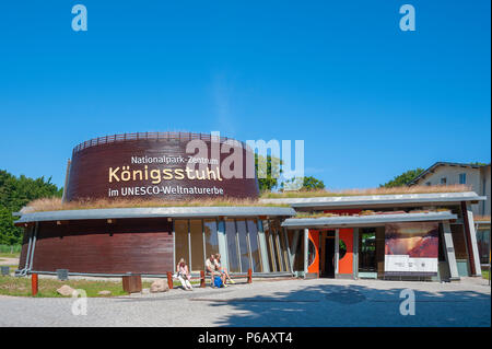 Nationalpark-zentrum Königsstuhl im Nationalpark Jasmund, Sassnitz, Rügen, Mecklenburg-Vorpommern, Deutschland, Europa Stockfoto