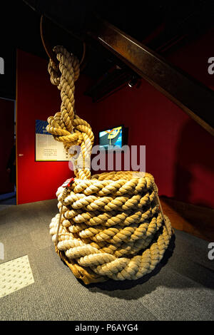 Europa, Frankreich, Corderie Royale von Rochefort in Charente-Maritime. Stockfoto