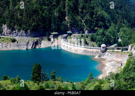 Frankreich, Languedoc-Roussillon, Pyrenees Atlantiques Nouvelle (64), Bearn, Ossau Tal (Gemeinde Eaux-bonnes), Artouste See Stockfoto