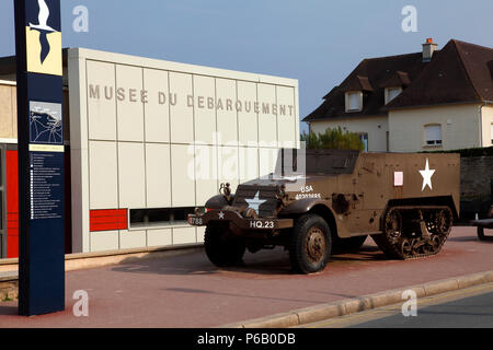 Frankreich, Normandie, Calvados (14), Bessin, Arromanches-les-Bains, Musée du Debarquement Stockfoto