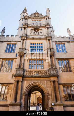 England, Oxfordshire, Oxford, der Universität Oxford, Bodleian Liibrary Stockfoto