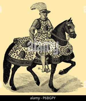 Louis XII. (1462-1515), von 1498 bis 1515 König von Frankreich von der Seitenlinie Orléans des Hauses Valois, 1899 Stockfoto