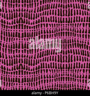 Die nahtlose Vektor 80 s Punkte und Striche Muster Stock Vektor