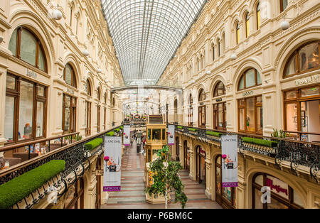 Russland, Moskau, der Goum Mall auf dem Roten Platz Stockfoto