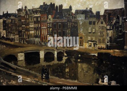 George Hendrik Breitner (1857-1923). Niederländischer Maler. Rokin in Amsterdam, 1897. Rijksmuseum. Amsterdam. Holland. Stockfoto