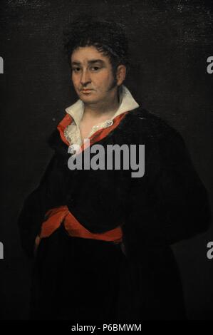 Francisco de Goya (1746-1828). Spanischer Maler und Graphiker. Portrait von Don Ramon Satue, 1823. Rijksmuseum. Amsterdam. Holland. Stockfoto